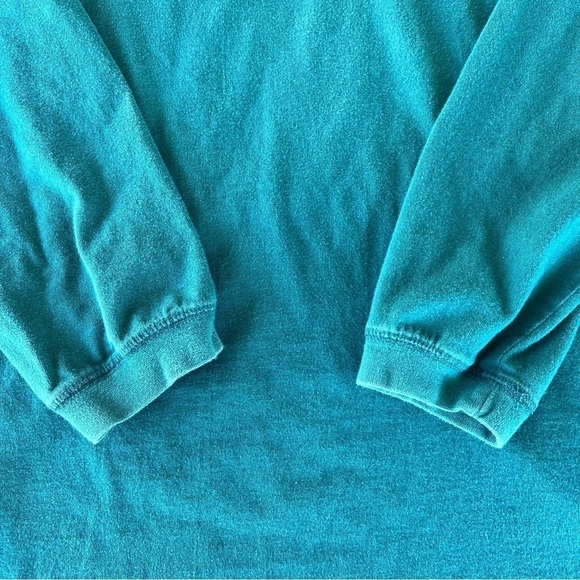 VTG Y2K Disney Store Tigger Embroidered Long Sleeve Henley T-Shirt Large Green - Picture 9 of 10